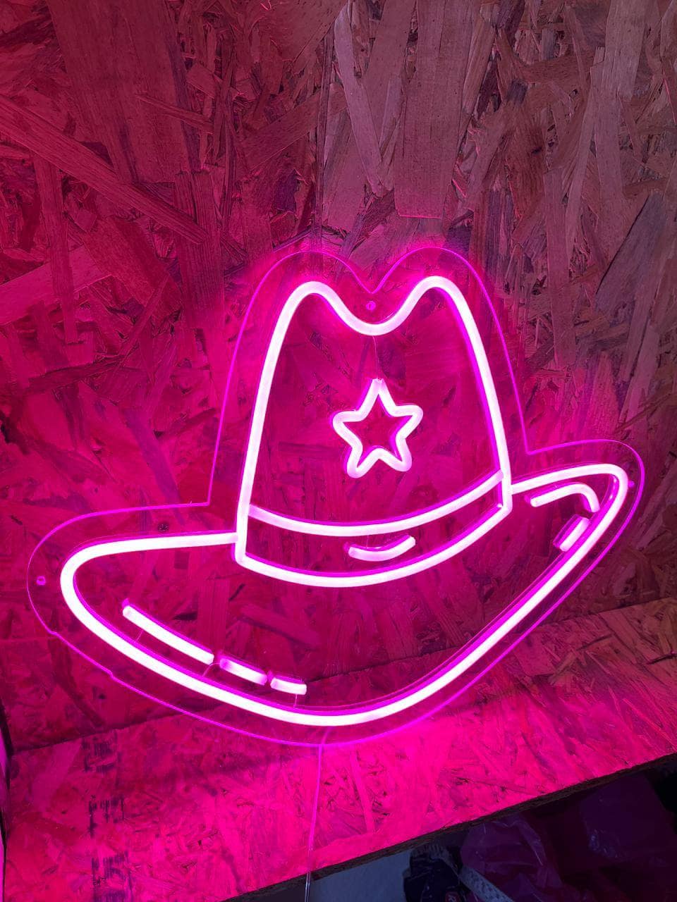 Chapeau Cowboy Néon