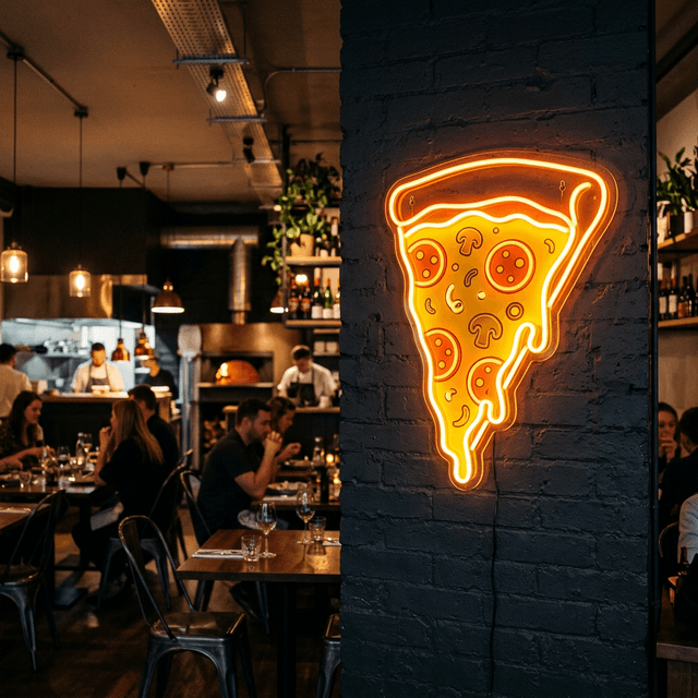 Pizza Slice Néon